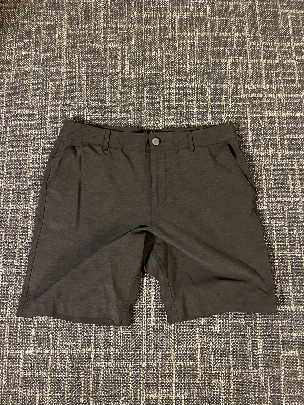 Faherty Men's Black Flat-Front Shorts